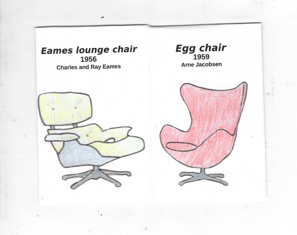 Iconic Mid-Century Modern Chairs Mini-Zine