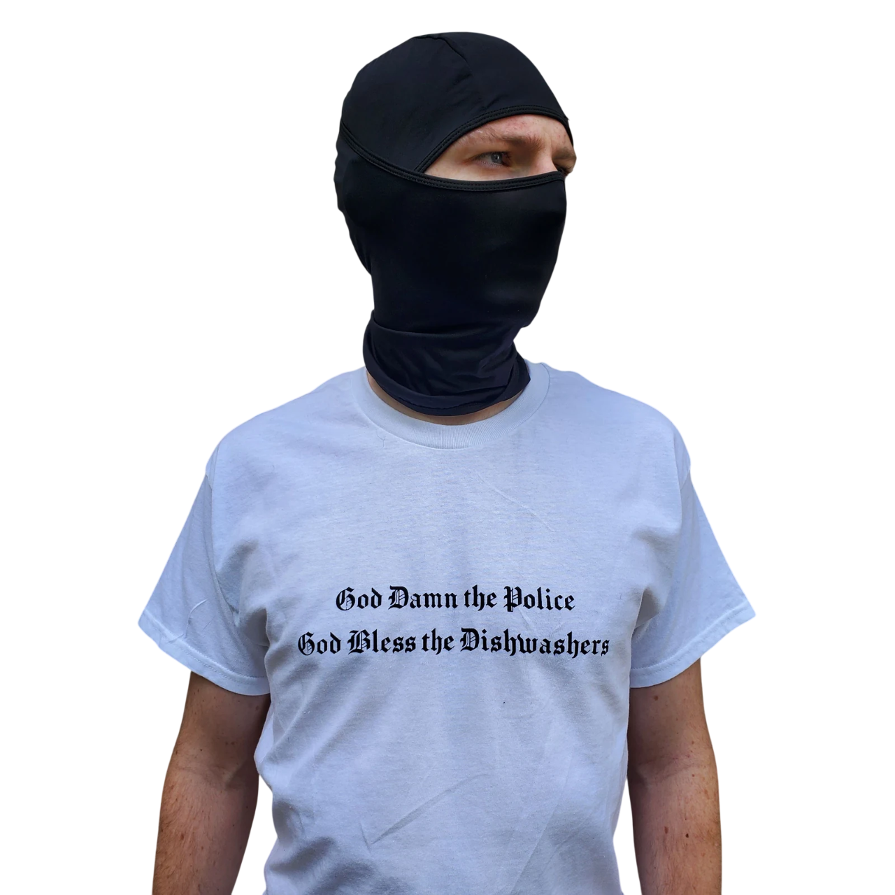 God Damn the Police God Bless the Dishwashers T-Shirt
